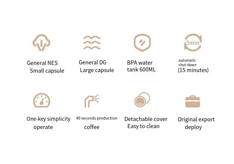High Quality Mult-Function 3 in 1 Espresso Capsule Coffee Maker Machine