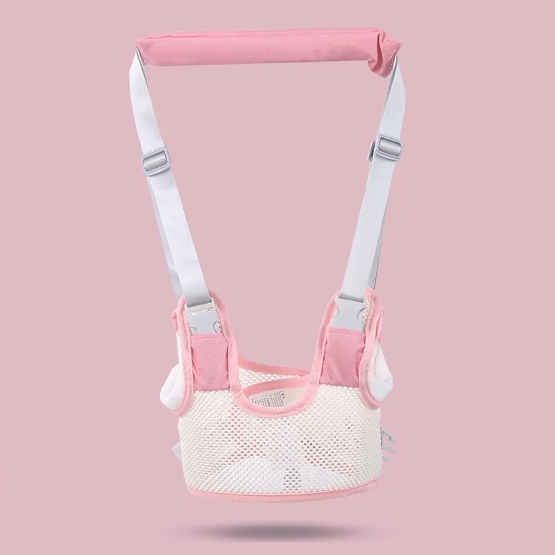 Baby Walking Belt Vest Style Cotton Hollow Skin Breathable Waist Protection Anti-fall Traction Rope Infant Walking Aid Special S