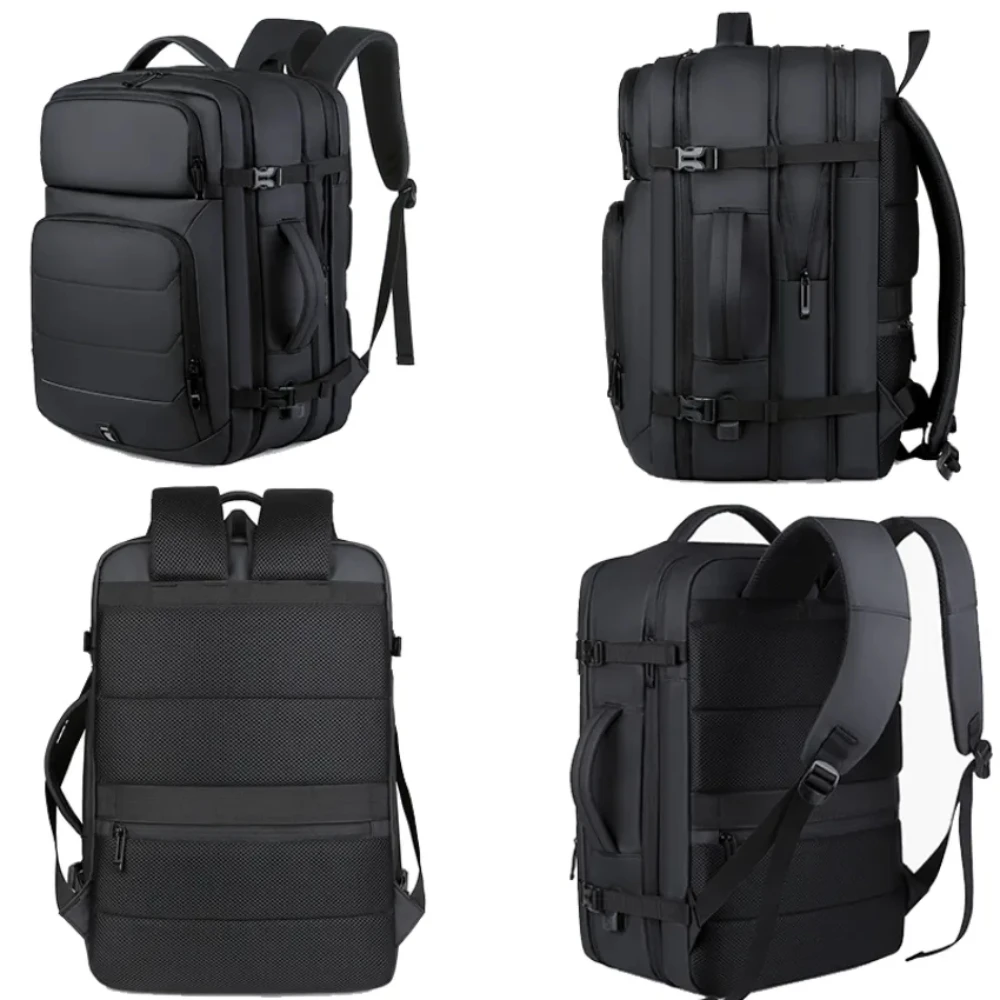 40L Expandable Large Capacity Backpack USB Port 17-Inch Laptop Backpack Men's Multi-Function Waterproof Business Travel Bag New