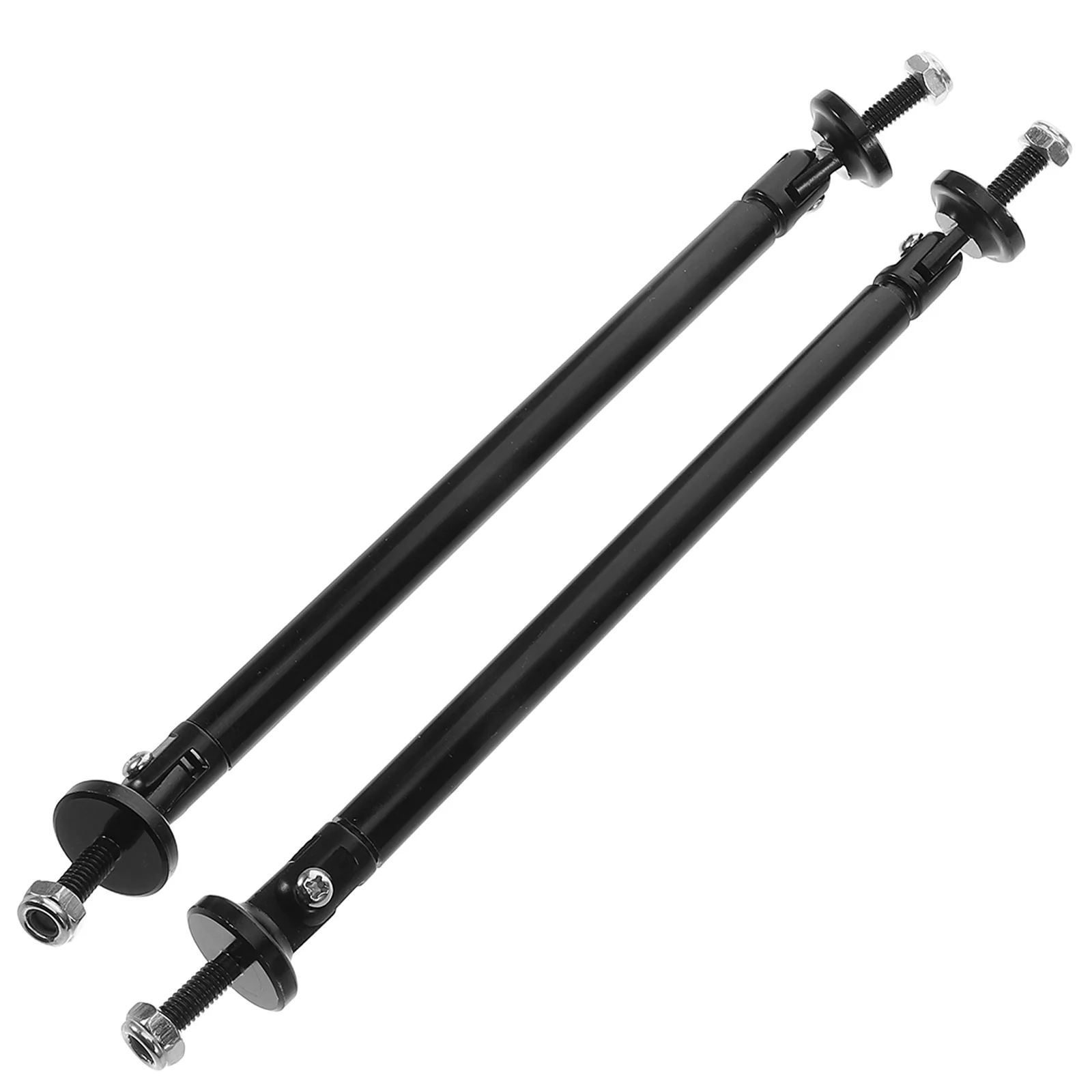 

Car Bumper Splitter Replacement Rods Adjustable Black Aluminum Alloy Support Strut Tie Bars Universal Replacement