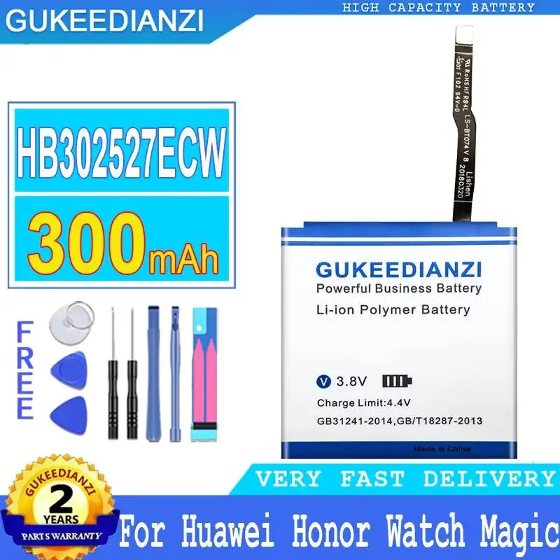 

300mAh Watch Battery For Huawei Honor Watch Magic GT Watch HB302527ECW Long Lasting
