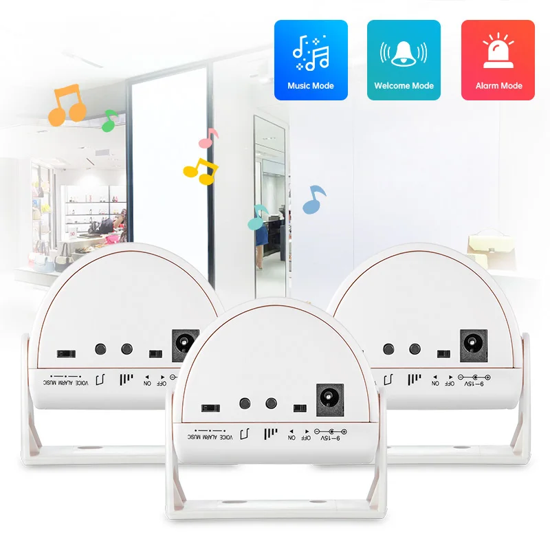 KERUI 32 Songs PIR Motion Sensor Alarm Wireless Doorbell Welcome Chime for Home Office Security Protection Infrared Detector
