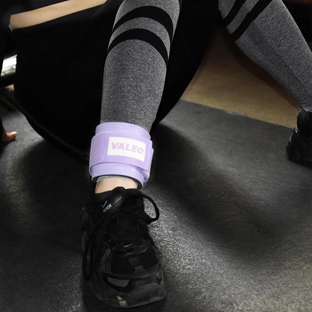Doppelte D-Ring-Kabel-Knöchelriemen für Fitnessstudio, Workouts, Gesäßmuskeln, Beine, Krafttraining, Klammer, Unterstützung für Sport, Sicherheit, Abduktoren, Fußfesseln – Detail 6