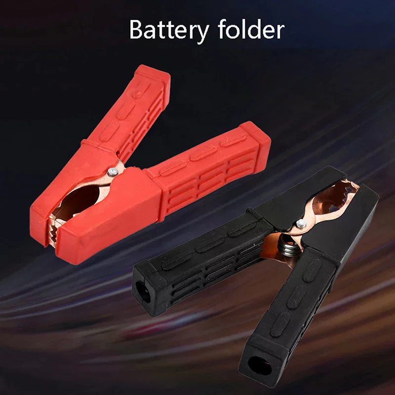 2Pcs 200A Crocodile Alligator Clips Car Battery Insulated Clip Clamp Connector for Jumper Cables Boost