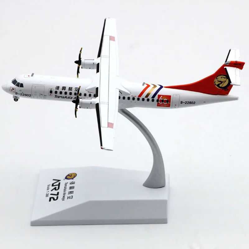 

Transasia Airways ATR72-500 Civil Aviation Airliner Alloy & Plastic Model 1:200 Scale Diecast Toy Gift Collection Simulation