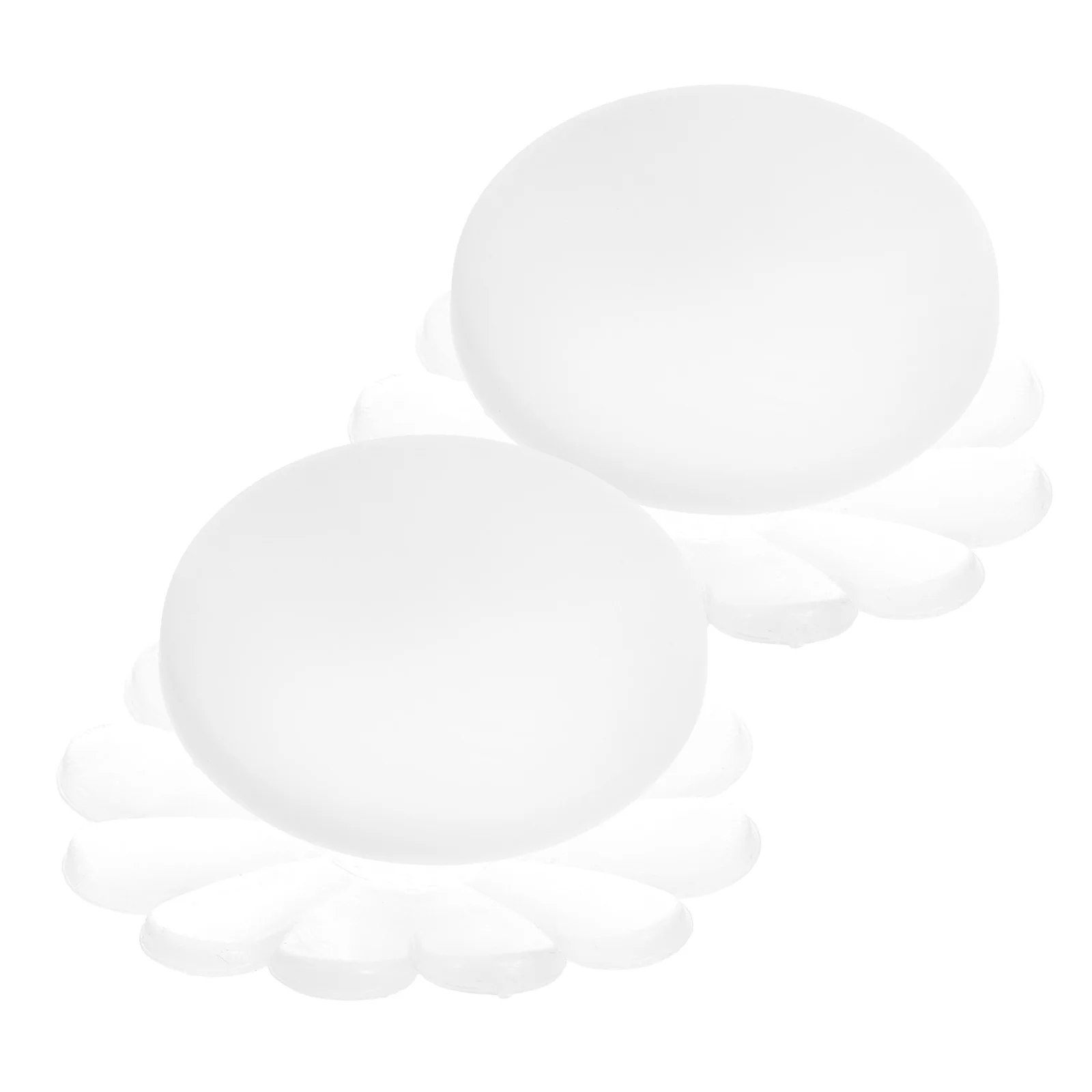

2 set End Cap Fittings Replacement Plastic Umbrella Tip Cover For Rain Patio Umbrella Repair Outdoor Use White