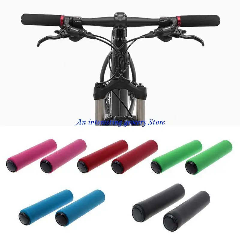 

652D Grips Silicone Sponge Handlebar Grips Soft Bike Grips Cycling Handlebar