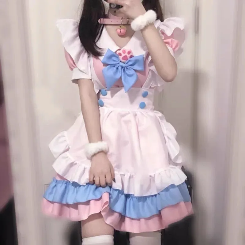 Anime Maid Dress Lolita Costume for Soft Girl Daily Wear Stage Performance Party