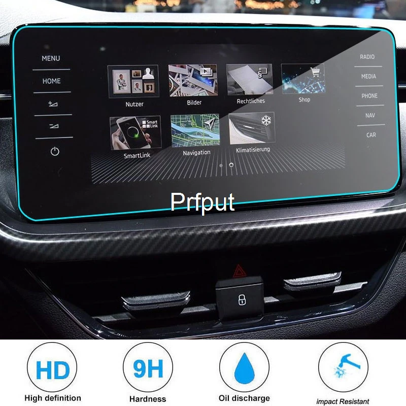 Folia PET na ekran do Skoda Scala Amundsen 2019 2020/Kamiq 2020 9,2-calowy samochodowy wyświetlacz dotykowy z nawigacją GPS