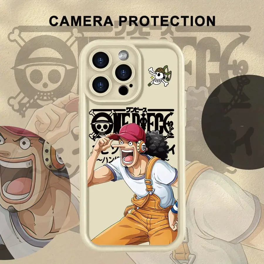 حافظة لهاتف آيفون 17 Air XS Max 13 12 11 Pro Max XR 16e 15 16 14 Plus غطاء ناعم قطعة واحدة Doflamingo