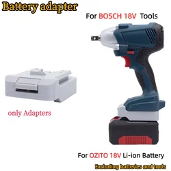 Battery Adapter/Converter for OZITO 18V X-Change Li-ion Battery TO BOSCH 18V Series Cordless Power Tools(Only Adapter)