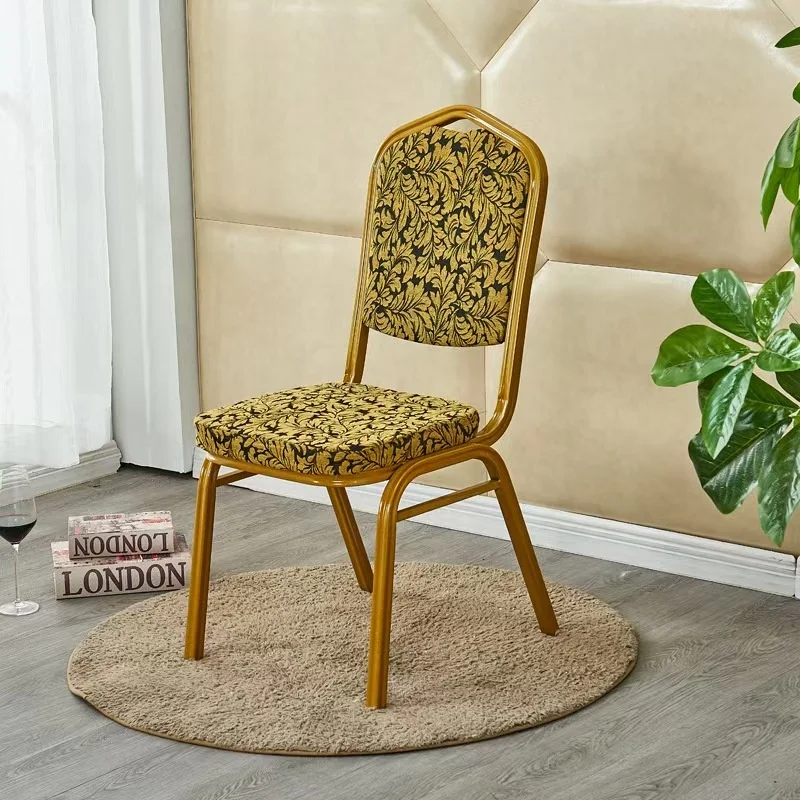 #Portable Multi-Purpose Event Chairs 25mm Square Tube Frame Removable Cushion Stackable Stainless Steel Wedding Chairs