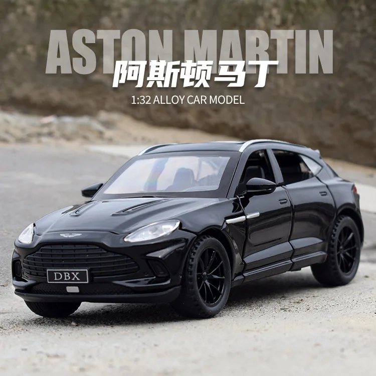 1:32 Aston Martin DBX Alloy SUV Sports Car Model Diecasts Metal Toy car Pull Back Car Simulation Sound Light Boys Toys Gift A843