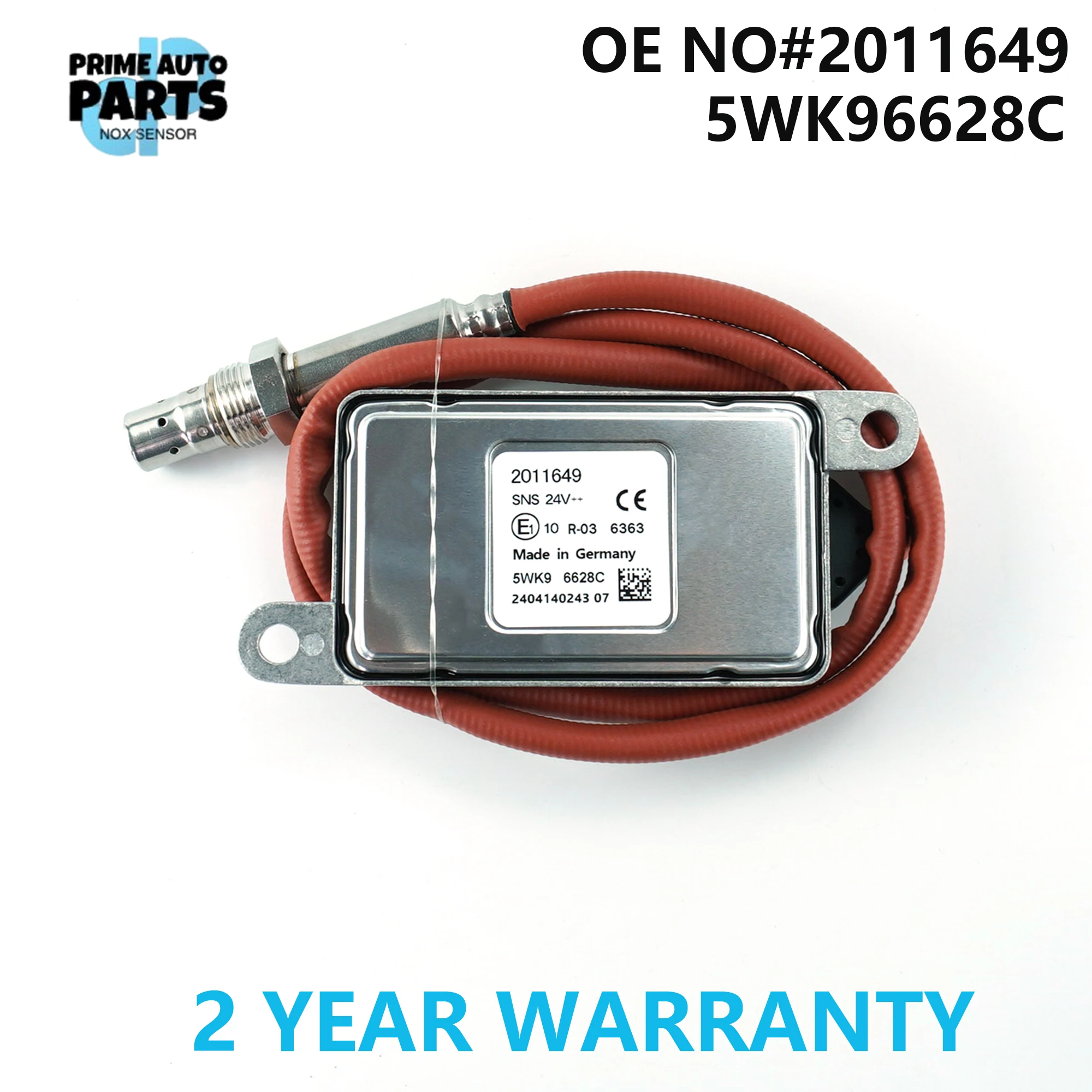

High Quality 24V Nitrogen Oxygen Sensor 5WK96628C 2011649 For DAF Truck CF75 CF85 XF105 XF Nox Sensor