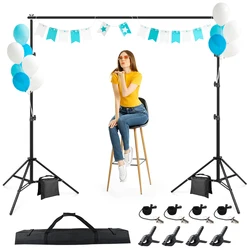 Backdrop Stand Video Photo Video Studio Background Support System Kit With Carry Bag For Photography Party Event Stand