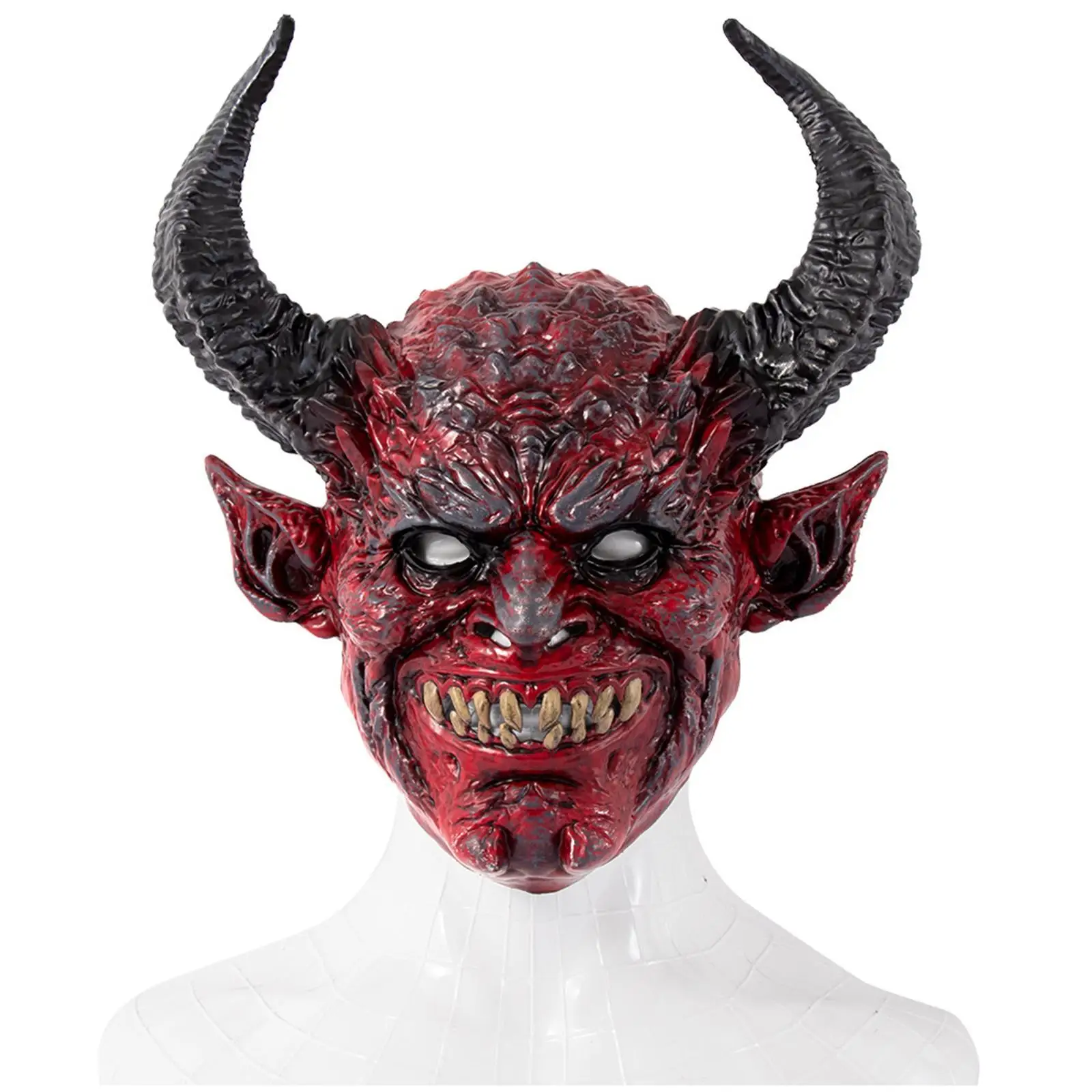 

Halloween Mask Adults Full Head Devil Mask Face Cover Masquerade Mask for Photo Prop Stage Performance Carnival Easter Halloween