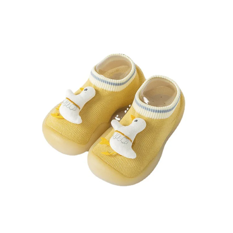 Baby Toddler Shoes Spring and Summer New Soft-soled Baby Socks Shoes Non-slip Cartoon Socks Shoes Boys and Girls Shoes Doll