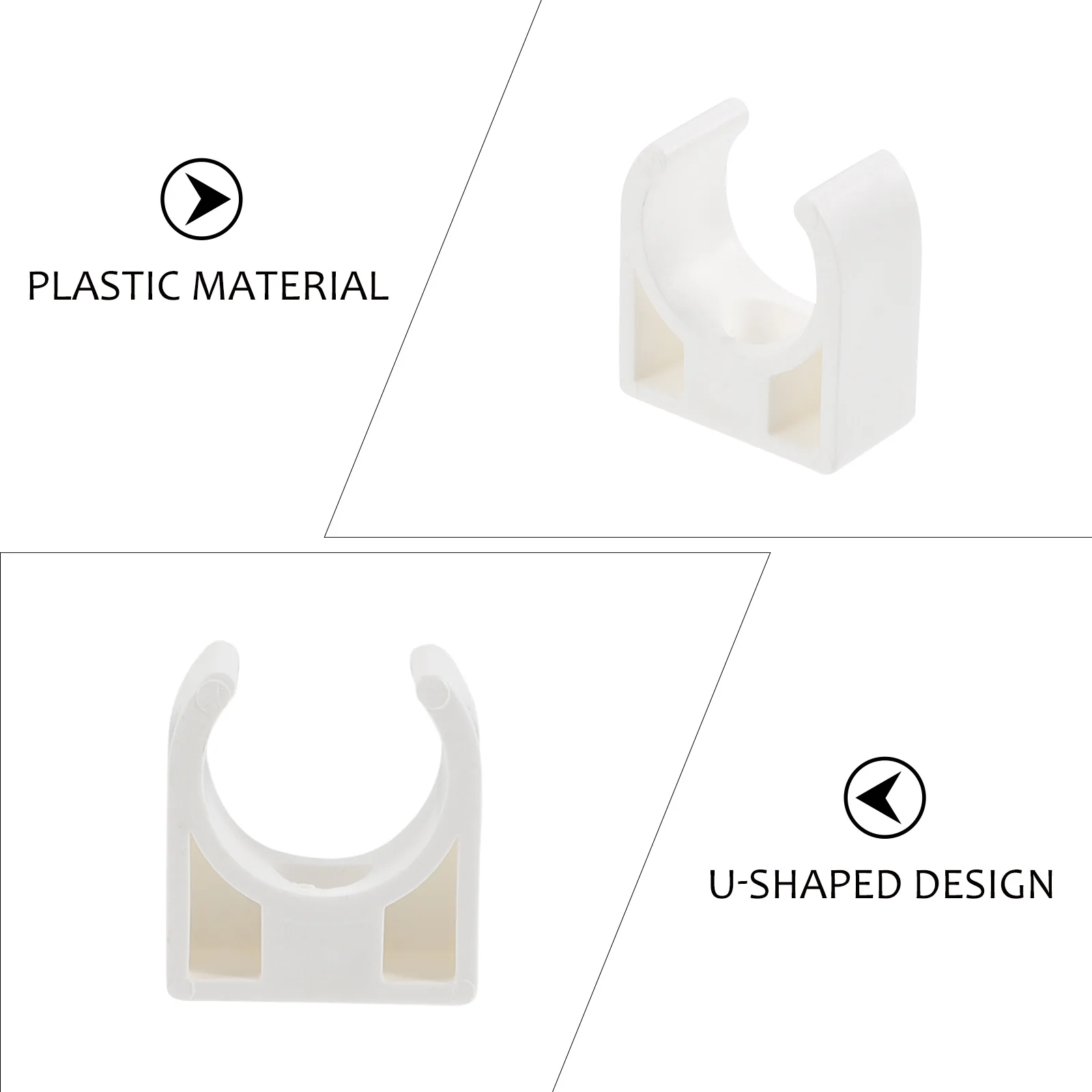 

20Pcs Plastic Dc Motor Holder Brackets Mini Motor Mounting Clamps Durable for Craft Projects Plastic Clamps Mounting Brackets
