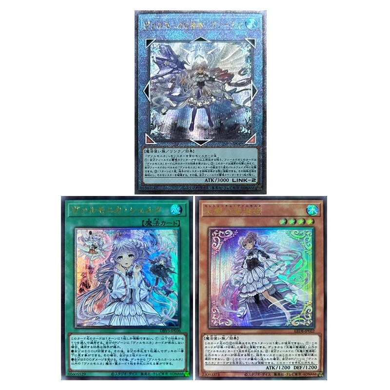 

3Pcs/set Anime Yu-Gi-Oh! Characters Angello Vaalmonica Diy Collectible Cards Christmas Birthday Gifts Game Children's Toys