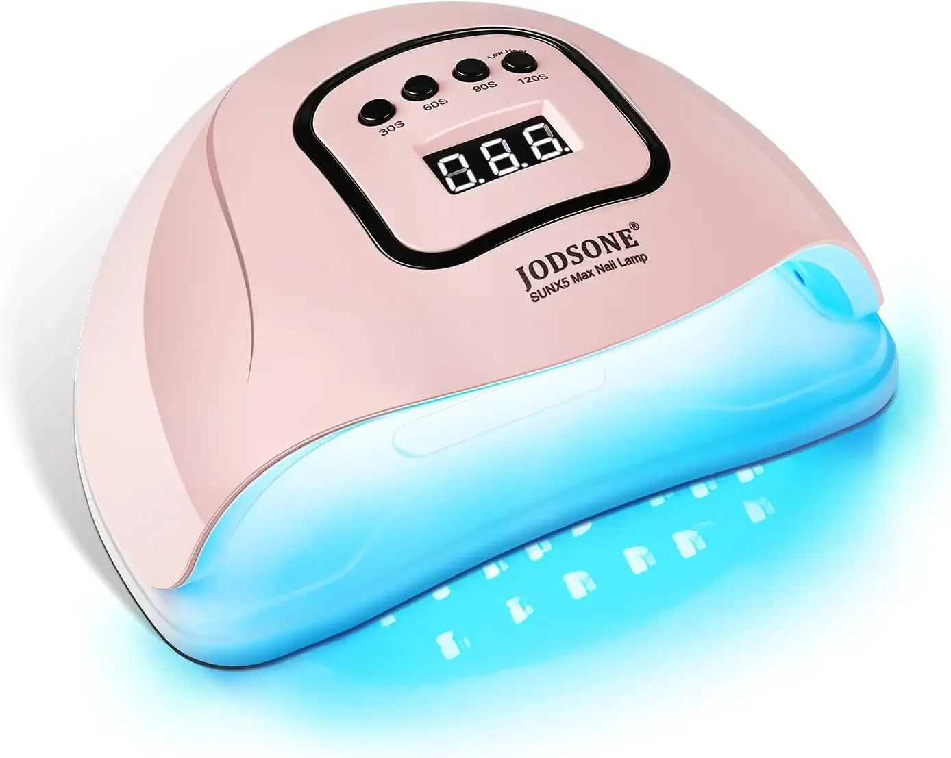 

Pink UV LED Nail Lamp for Gel Polish, Fast Curing with 4 Timers & Auto Sensor