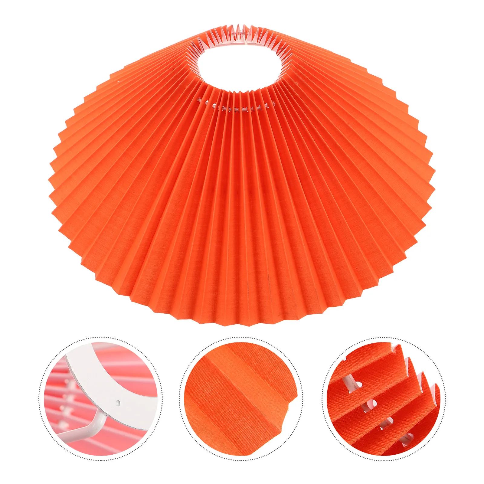 

Pleated Fabric Lampshade Bell Shaped Replacement for Bedside Nightstand and Floor Lamps 4.7 Tops X 12.6 Bottom X 7.8 Vertical