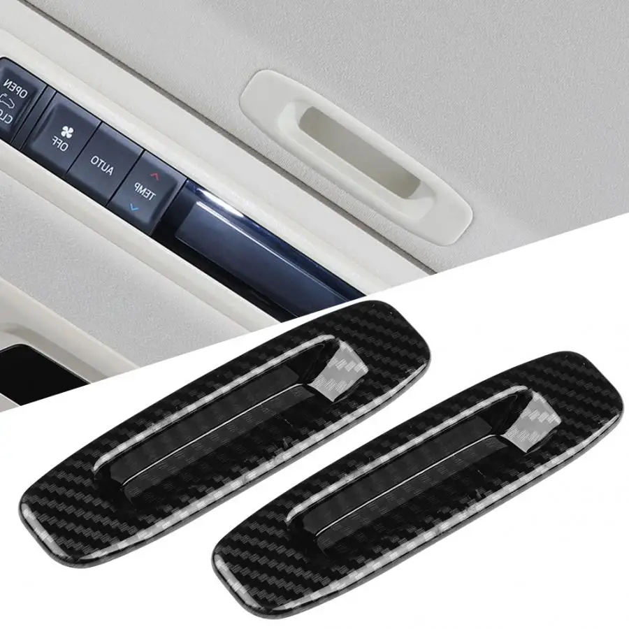 

2 шт., крышка чаши с ручкой люка, отделка люка, украшение, подходит для Toyota Alphard 2015 2016 2017 2018, левое вождение, ABS, Стайлинг автомобиля