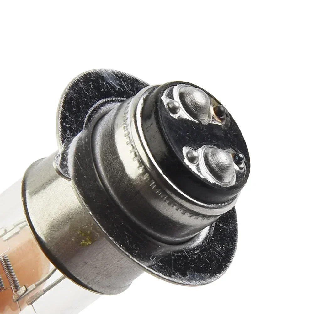 1pc Motorcycle Headlight Halogen Bulb 12V Super Bright H6 T19 P15D White/Yellow Lamp Motorcycle Equipments Parts
