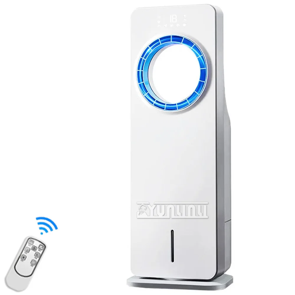 

Household Portable Air Cooler Leafless Electric Air Conditioning Fan Refrigerator Small Mobile Water-cooled Air Conditioner