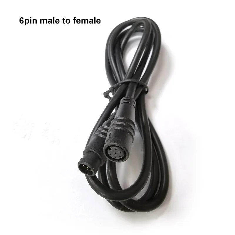 M8 2 3 4 5 6 8 Pin 1M E-Bike Geschwindigkeitssensor Stecker auf Buchse M/F Verlängerungskabel Elektrofahrrad Wasserdichter E-Bike-Draht