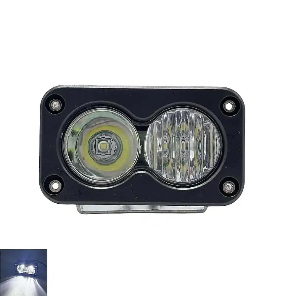 3 بوصة سيارة الأضواء الأبيض الأصفر LED جراب القيادة ضوء العمل للدراجات النارية شاحنة بيك اب الطرق الوعرة سقف رف أمتعة مصباح