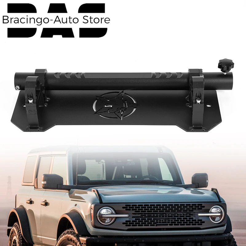 

Bracingo Multi-Function Shovel Holder Tailgate Hinge Flag Mount Bracket Antenna Mount Flagpole Holder For Ford Bronco 2021-2022