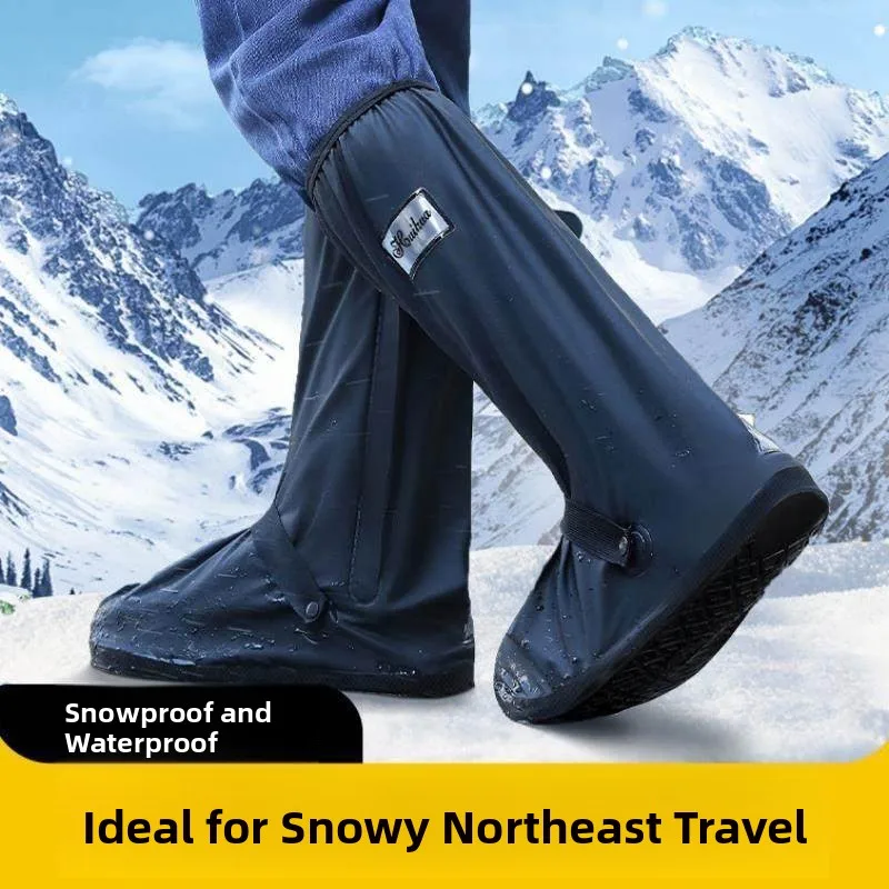 Tea Card Salt Lake Desert Trekking Waterproof Sandproof Shoe Covers Outdoor Travel Gear for Qinggan Ring Line Tour