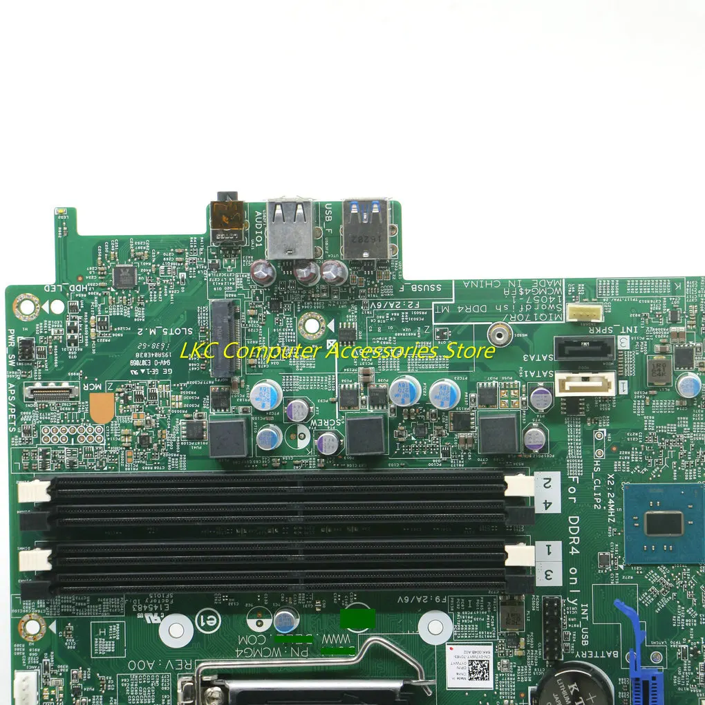 Imagem -03 - Placa-mãe de Mesa para Dell Dell Optiplex 7040 Tower 0y7wyt Y7wyt Cn0y7wyt Miq170r 140571 Lga1151 Ddr4 100 Testado Novo