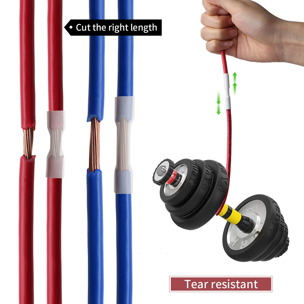 Kit de tubos termorretráctiles con pegamento, envoltura de manga forrada adhesiva, diámetro de 300/2,4/3,2/4,8/6,4/7,9/9,5mm, 12,7 piezas 3:1