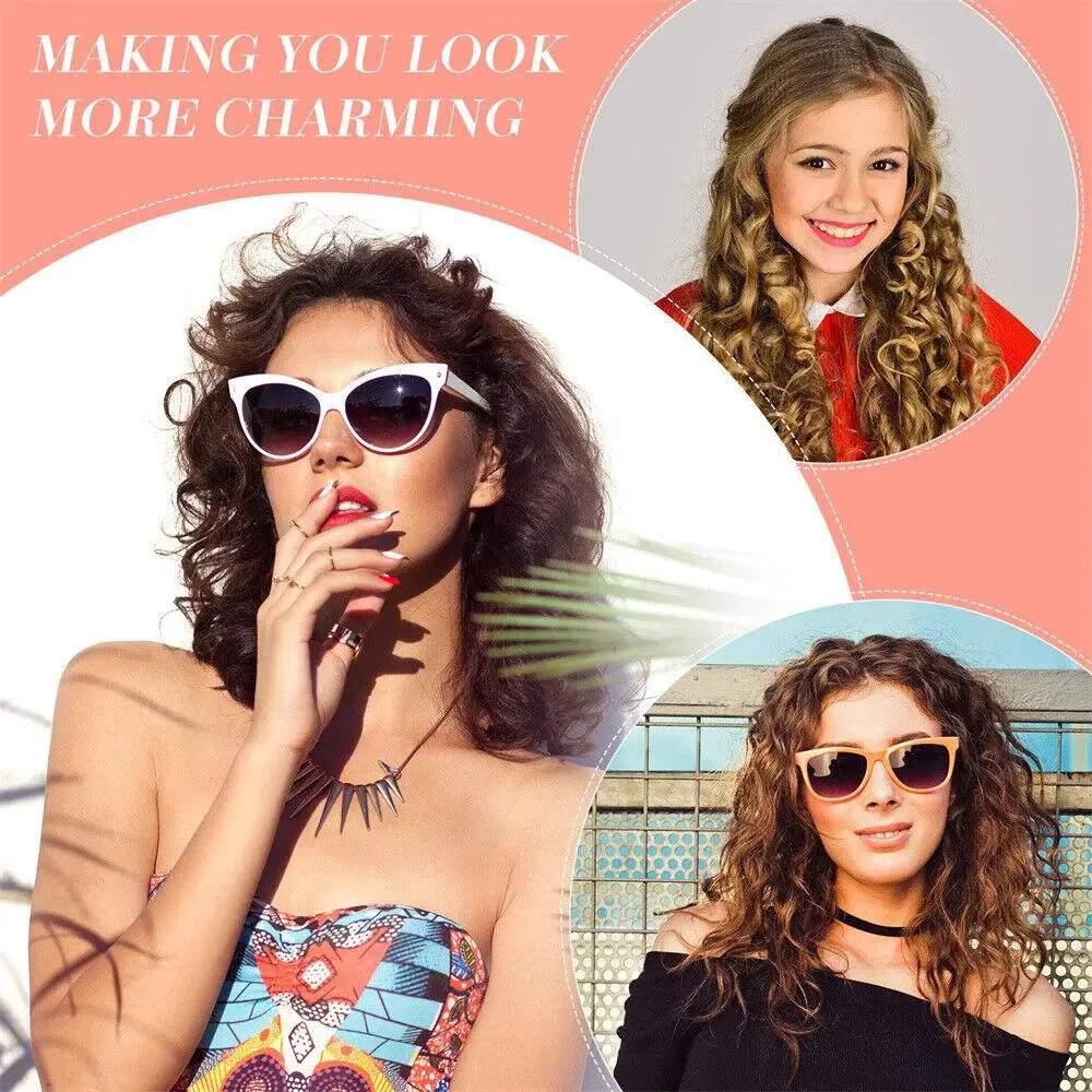 Banda de goma elástica para el cuidado del cabello, rodillos para permanente, inofensivos para el cabello, varilla de onda fría para el cabello, máquina rizadora profesional, cabello largo y corto