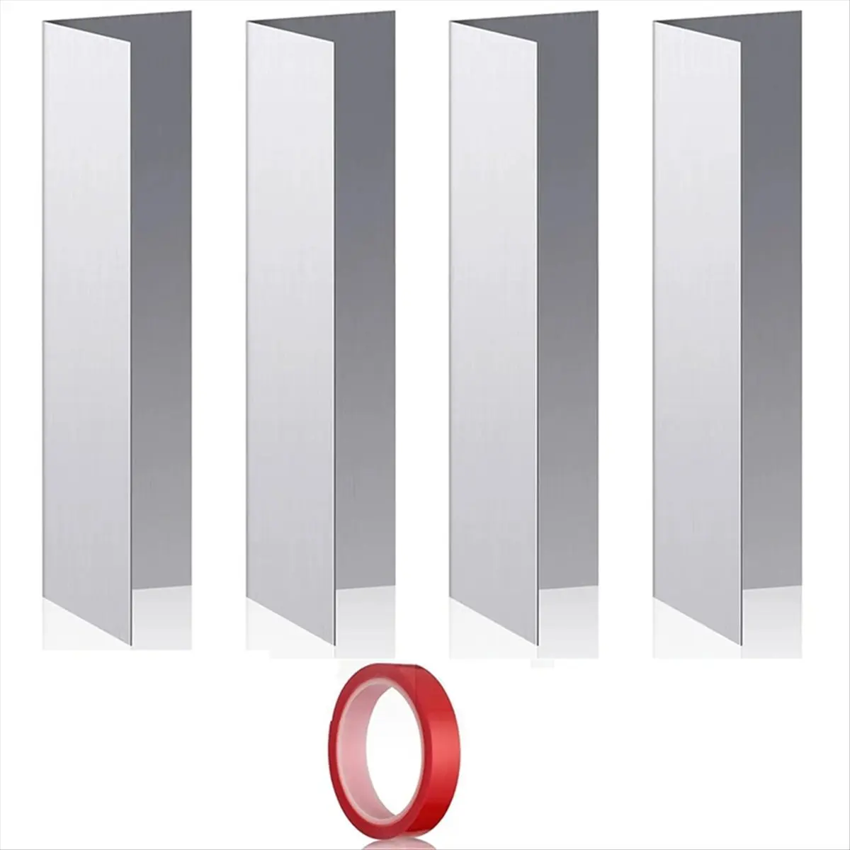 2026 Trend 4 Pcs Garage Door Seal Guards Weatherproofing Shield Seal Strip Door Sweep Barrier with Adhesive Tape for Garage Home