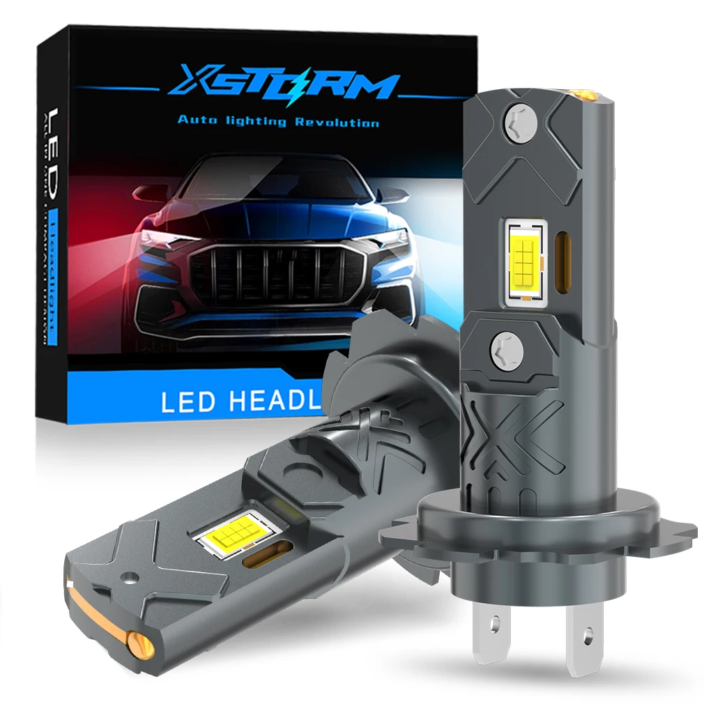 

XSTORM H7 LED Light Canbus Car Headlight With Fan 20000LM 100W H7 LED Headlight Auto Turbo Fog Bulbs 6500K Plug&Play Auto Lamp