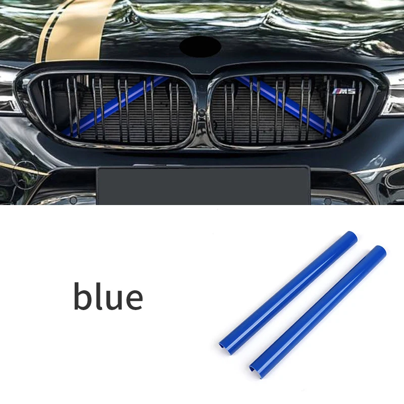 For BMW 5 6 7 Series F10 F11 F12 F13 F18 F01 F02 F03 F04 F06 F07 X1 F48 X2 F39 Car Front Grille Trim Strips Cover Accessories