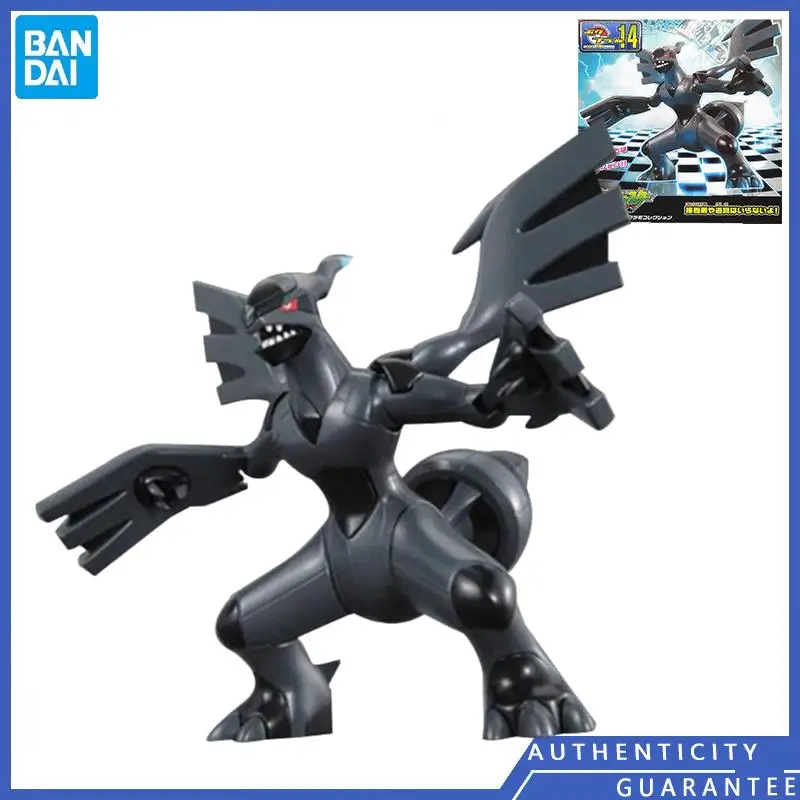 [В наличии] Bandai Pokemon Zekrom аниме мультфильм сборка модель игрушка экшн-фигурка наборы для гаража праздничные подарки для мужчин