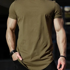 Herren Kurzarm Cotton T -Shirt, Bodybuilding, Athleisure, Training, Sporthemd, hochwertige Oberteile, Sommer, Sommer 8 Hauptverkaufsmuskeln Shirt - №3