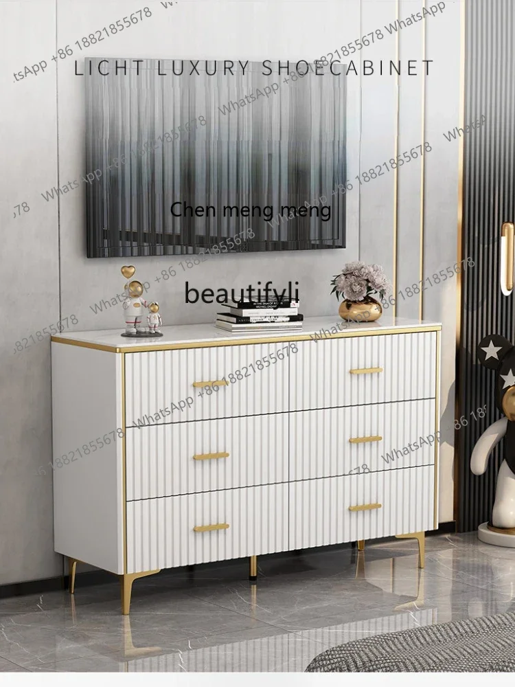D178 Y yj Chest of Drawers Simple Modern Living Room Locker Five-Bucket Cabinet Drawer Wall-Mounted Storage Cabinet Y