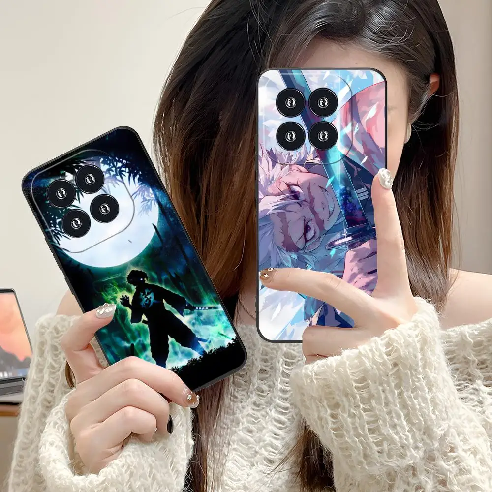 

Чехол для телефона Demon Slayer Sanemi для Xiaomi 15 14 13 12 Mi 11 T Ultra Lite Pro S X 5G с цветной печатью, роскошный защитный смартфон