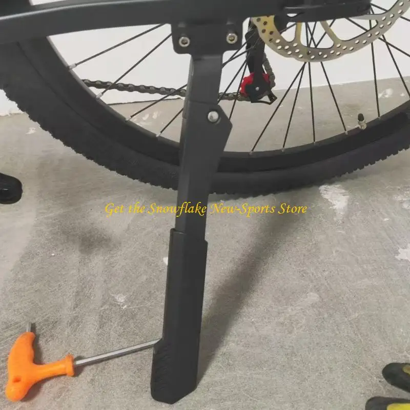 

E56D Aluminum Alloy Bicycles Kickstand Parking Stand Adjustable Side Parking Rack