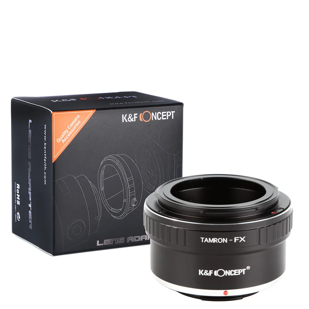 K&F Concept Lens Adapter Tamron to Fuji X for Fujifilm X-Pro3 X-Pro2 X-T5 X-T4 X-T2 X-E4 XT100 XH2S XS10 XS20 X100V X-T30II