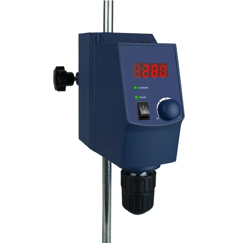 Large Chuck Diameter Digital Mechanical Lab Overhead Stirrer - High Reliability for Laboratory Use