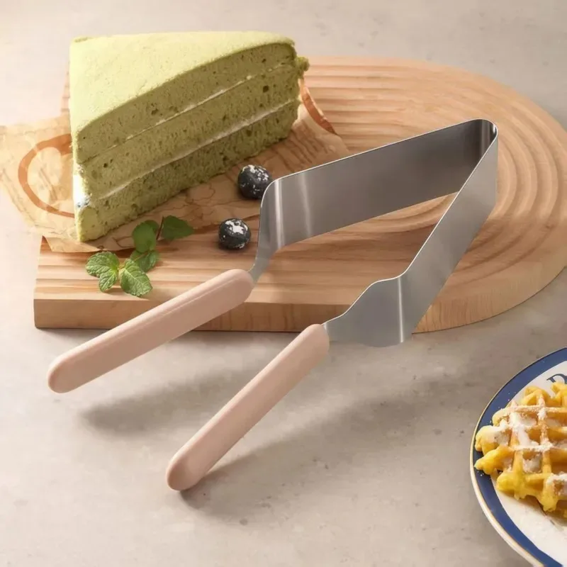 Kitchen Tools Fudge Dessert Slicing Processing Birthday Cake Slicer Cutter Triangular Stainless Steel Cutter Dessert Shop Cutter
