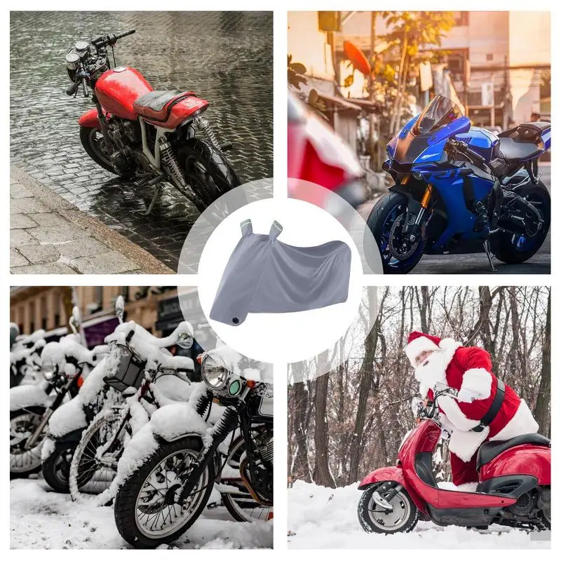 Motorcycle Rain Cover Oxford Outdoor Uv Protector Bike Rain Dustproof Scooter Covers  with Lock-Holes And Ears Moto Accessories