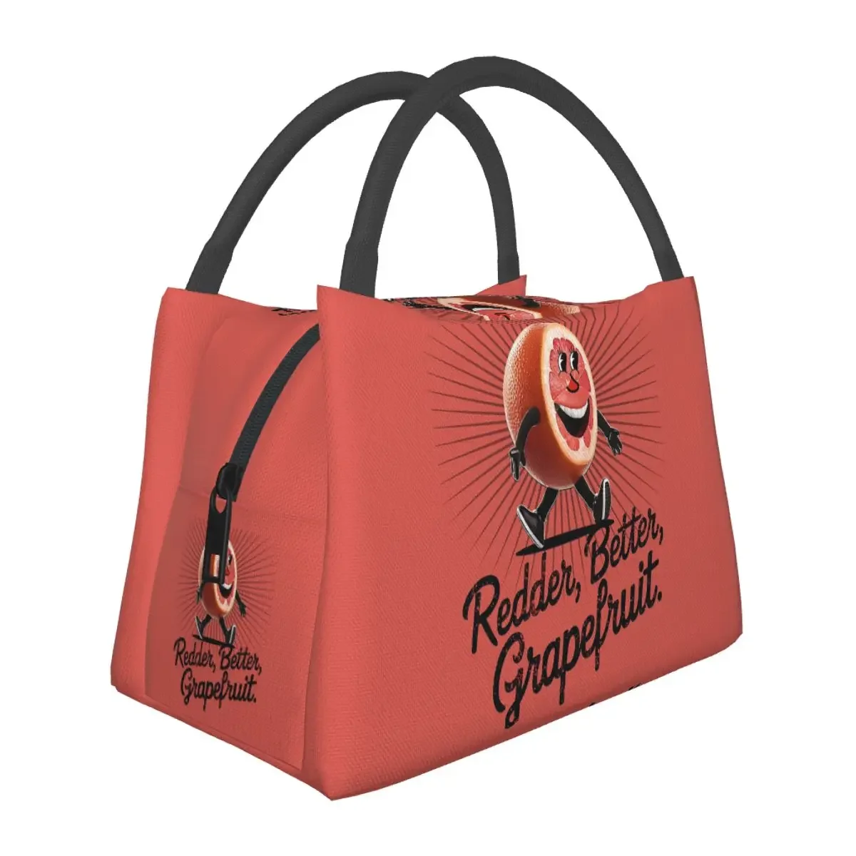 

Redder,better,grapefruit Lunch Bags Insulated Bento Box Leakproof Lunch Tote Picnic Bags Cooler Thermal Bag for Woman Kids Work