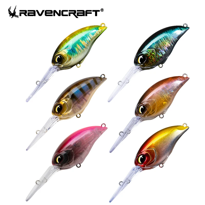 Ravencraft 19.7g Floating Long Casting CrankBait Wobblers Fishing Lure 62mm Long lip Crank bait Artificial Hard Bait For Trout