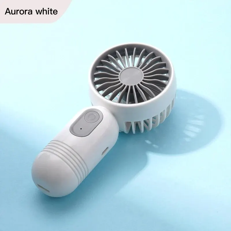 Handheld Mini Fan USB Portable Desktop High Wind Power Student Summer Gift